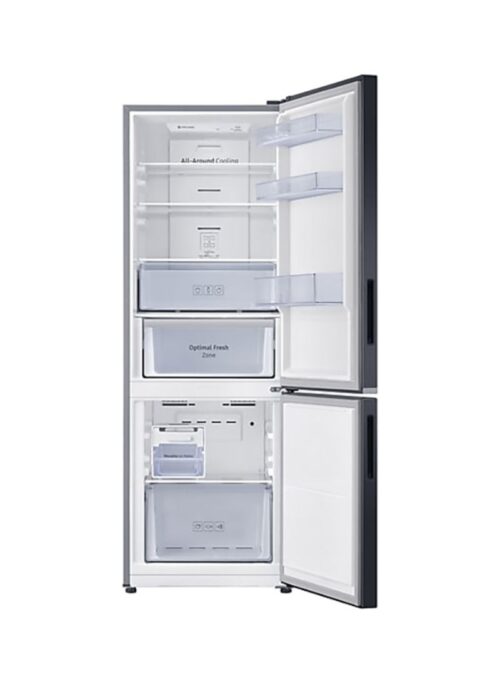 Samsung DOUBLE DOOR Bottom Mount Freezer- Black 284L(RB37N4160B1) - Image 2