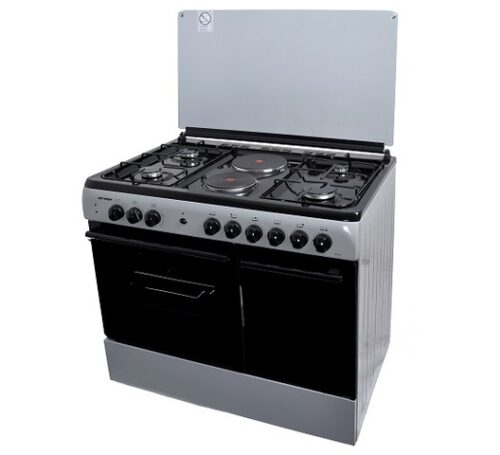 VON HOTPOINT FREE STANDING COOKER (8422SLV/VAC9S042CS) 4GAS + 2ELECTRIC - Image 2