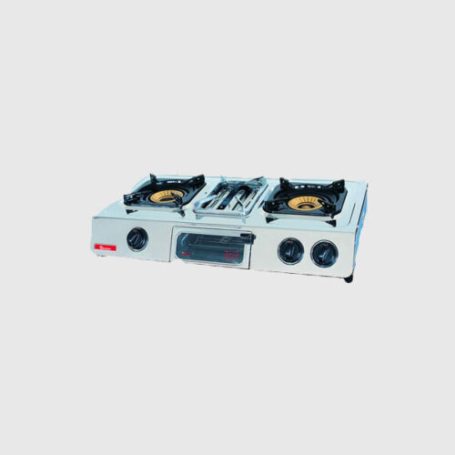 Ramtons Stainless Steel, 2 Burner, Gas -(RG/504)