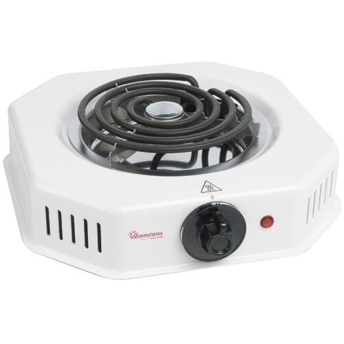 RAMTONS SPIRAL PLATE COOKER 1 BURNER WHITE- (RM/250)
