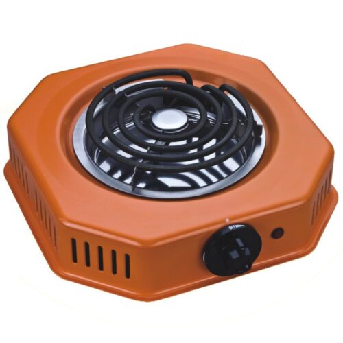 RAMTONS SPIRAL PLATE COOKER 1 BURNER ORANGE(RM/337)
