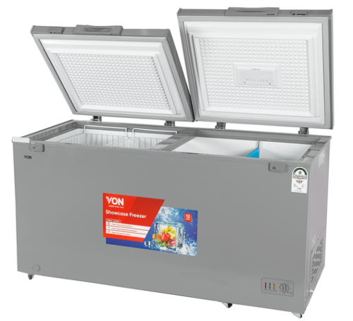 VON HOTPOINT DOUBLE DOOR SHOWCASE FREEZER 345L(VAFC45DXS) - Image 3