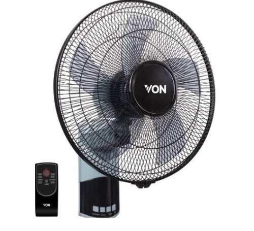 Von Hotpoint  16" Wall Fan 3 Speed Control(VSNJ6611K) with remote