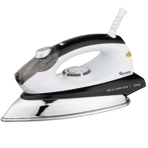 RAMTONS DRY IRON 1200W Black & White(RM/490)