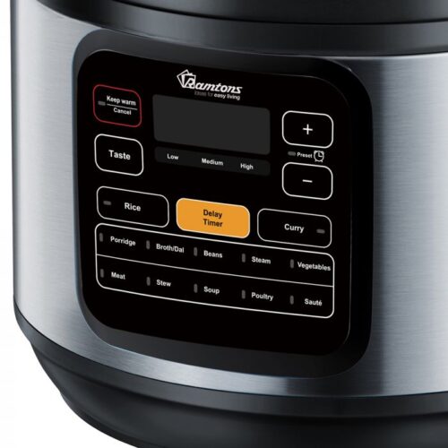 RAMTON ELECTRIC PRESSURE COOKER 1100W 6Lts(RM/582) - Image 2