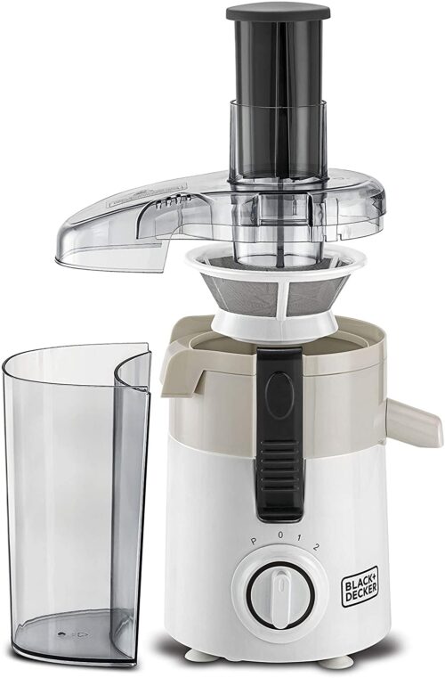 Black+Decker 250W Juicer Extractor with Large Feeding Chute 2 Speed (JE250-B5)