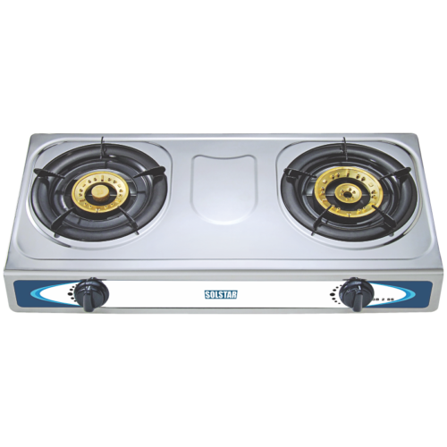 SOLSTAR TABLE TOP COOKER 2 BURNERS(GB2SS)