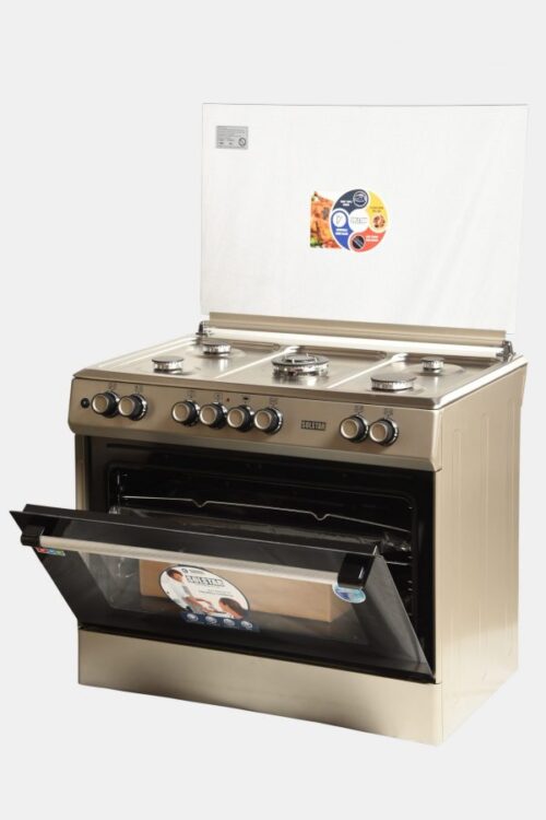 SOLSTAR 90CM, 5 GAS COOKERS (SO950DEINBSS)INOX - Image 2