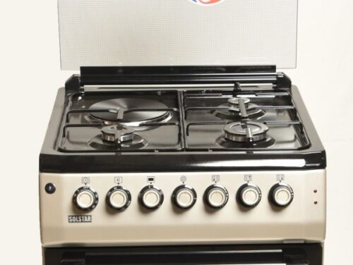 SOLSTAR 60CM, 3 GAS +1  Hotplate COOKERS (SO631DERATSLBSS) SILVER - Image 2