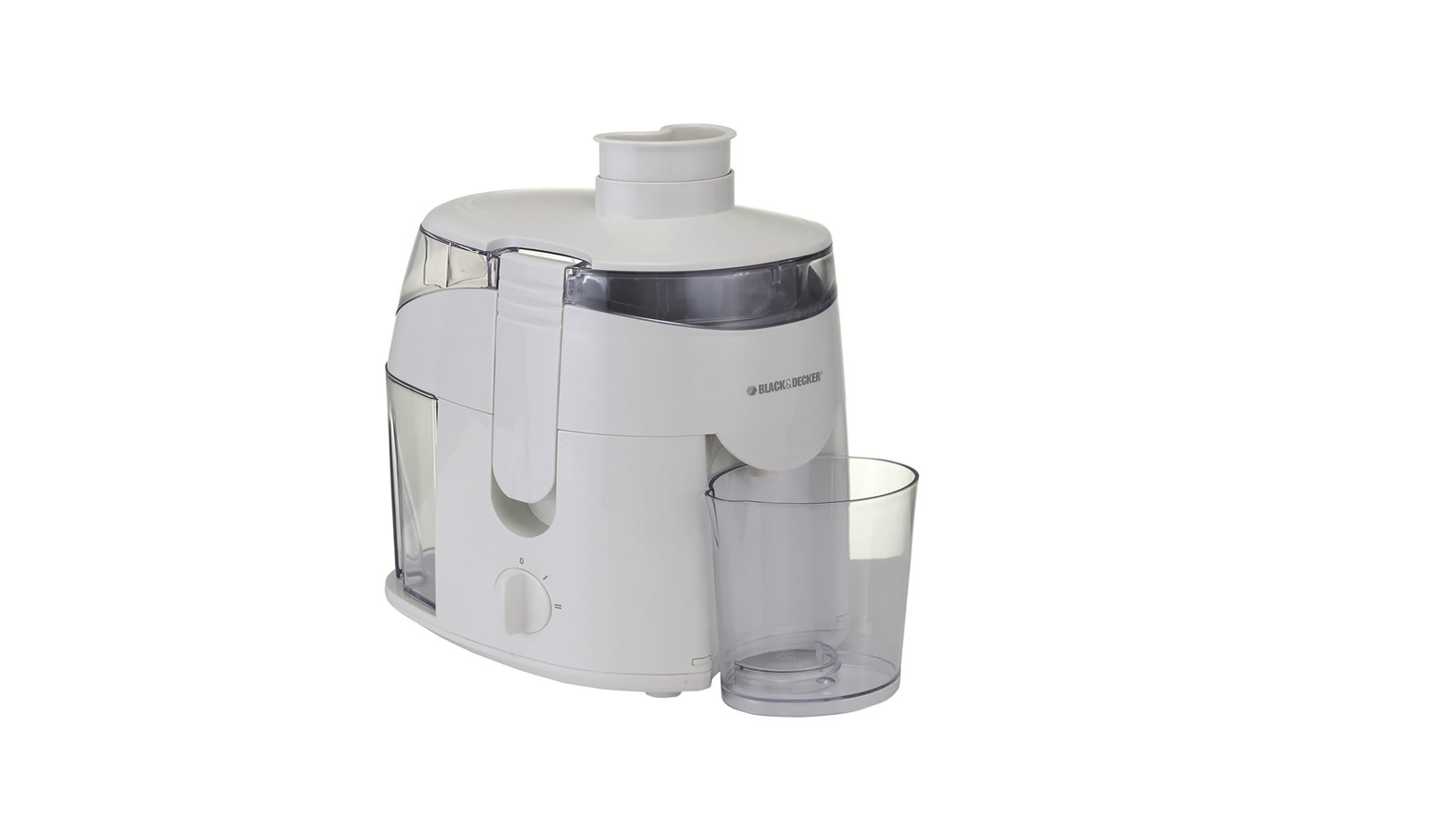 BLACK+DECKER Juice Extractor with Wide Feeding Chute 1.3 L 400.0 W JE400-B5  White UAE