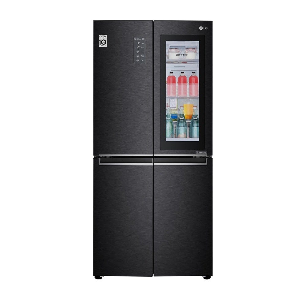 LG SIDE BY SIDE 570L FRIDGE(GC-X22FTQLL) -Matte Black