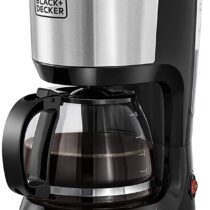 BLACK+DECKER Coffee Machine, 650W, 360ml Travel Mug, Black - DCT10