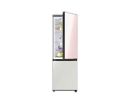 Samsung DOUBLE DOOR Bespoke Bottom Mount Freezer Refrigerator 339L(RB33T307058) - Image 2