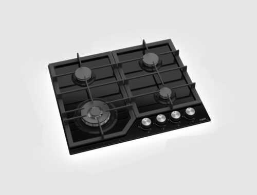 MIKA Built In Gas Hob, 60cm, Glass (MGH61405FBGW) - Image 2