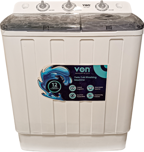 VON Twin Tub Washing Machine 7KG(VALS-75BWY)