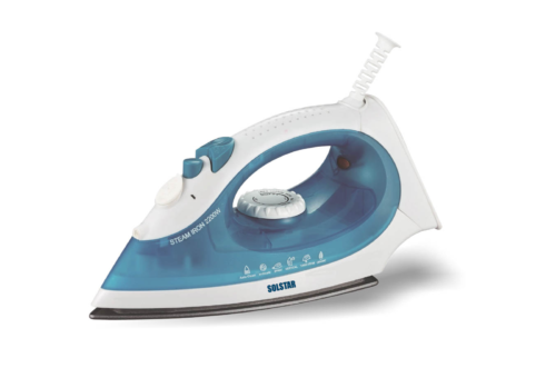 SOLSTAR 1600W Non-Stick Steam Iron, Blue(IS1048ABLBSS)