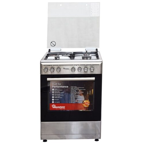 RAMTONS SILVER COOKER 3G+1E 60X60 INOX COOKER- (RF/485)