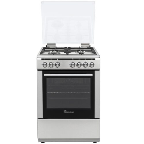 RAMTONS SILVER COOKER 4GAS 60X60 STAINLESS STEEL COOKER - (RF/497)