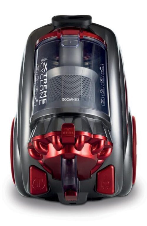 Kenwood VBP80.000RG Dry Bagless Vacuum Cleaner, 3.5L - Black & Red - Image 2