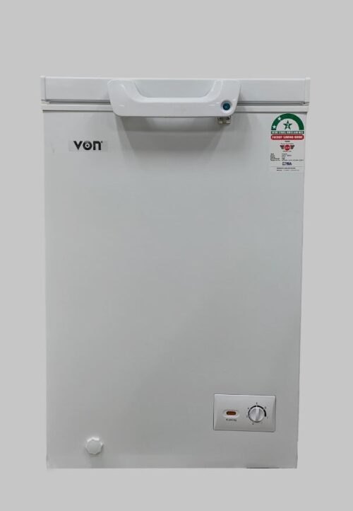 Von  Chest Freezer - 98L Grey(VAFC10DHW)