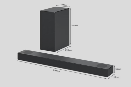 LG 3.1.1 Sound Bar 380W Wireless Subwoofer(S75Q) - Image 2
