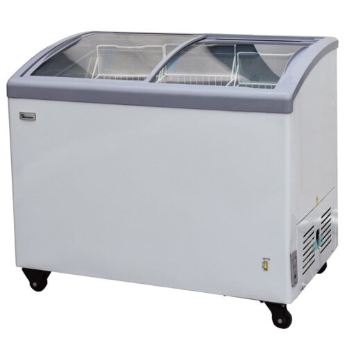 Ramton GLASS TOP CHEST FREEZER, WHITE 208 LITERS-(CF/270)