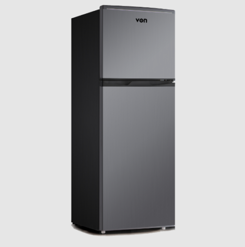 Von  Double Door Fridge 138L - Inox (VRT-138DRHX)