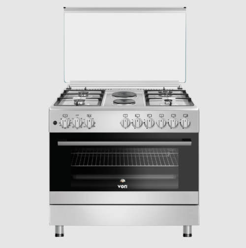 Von Cooker 4 Gas + 2 Electric - , Semi-Inox (VCF964271FFX)