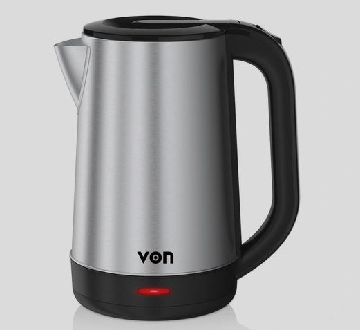 VON 2L Upright Corded Kettle - 2200W ( VKCL17CDB)