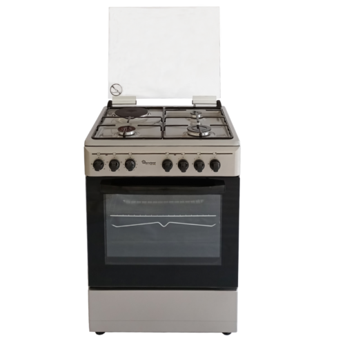 RAMTONS 3G+1E 60x55 SILVER COOKER -  (RC/706)
