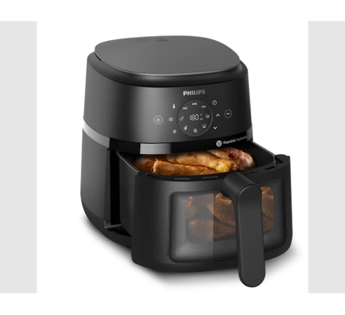 Philips Digital Airfryer 2000 Series - 4.2L, Black (NA220/09) - Image 2