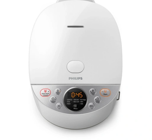 Philips HD4515/55 Digital Rice Cooker - 1.8L, White - Image 4