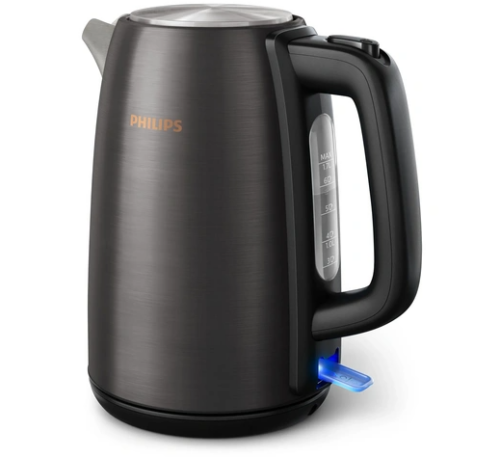 Philips Plastic Kettle - 1.7L, Black & Copper(HD9352/31) - Image 3