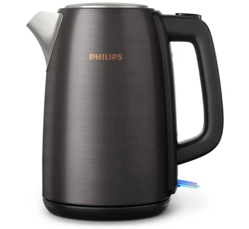 Philips Plastic Kettle - 1.7L, Black & Copper(HD9352/31)