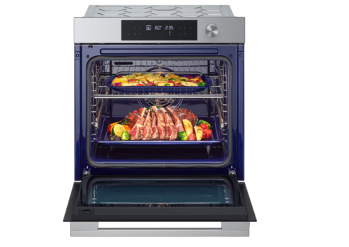 LG Silver Built-in Oven, 76L Large Capacity (WSED7613S) - Image 3