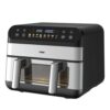 MIKA Air Fryer, Duo, Digital, 10L, Black & Stainless Steel (MAFDW2310DB) - Image 4