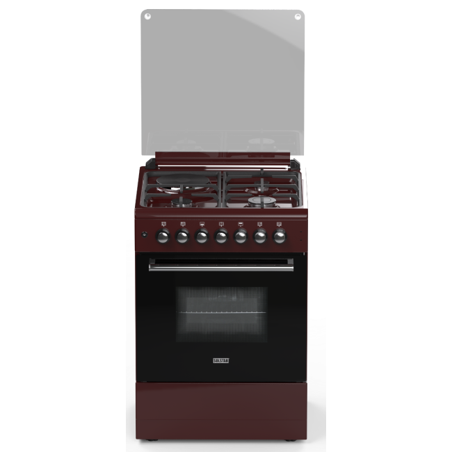 SOLSTAR 60x60 CM, 3 GAS +1  (SO-631DKPBKBSS) BROWN