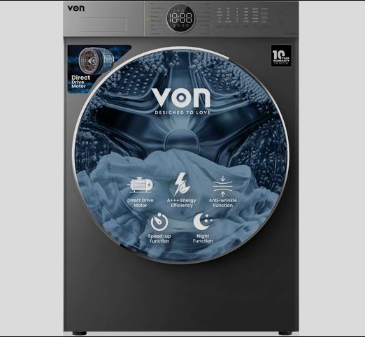 VON VWD-106FDDTX Front Load Washer/Dryer - 10/6KG