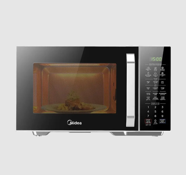 Midea 2-in-1 Microwave Oven with Grill, 25L, Digital Touch Control(EM8P022MO-B)