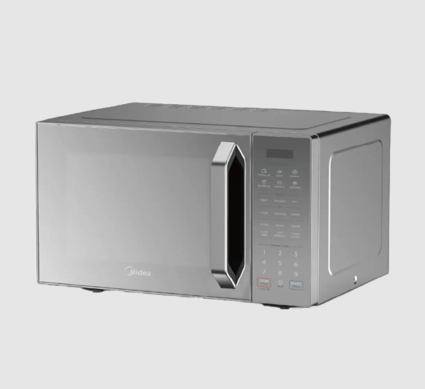 Midea Microwave 30Ltrs Microwave Oven 900W Digital Control With Grill & Silver Panel (EG9P032MX-S)