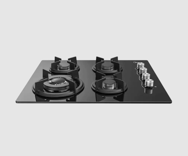 Midea Built-In Gas Hob, 4 Burners, black(60GL403)