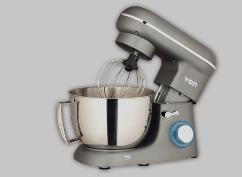 VON (VKM080FSK)Stand Mixer 4.3L Bowl With Handle - 800W