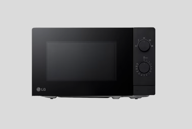 LG MICROWAVE OVEN 20L 700W Two Dial Control, Black(MS2082F)
