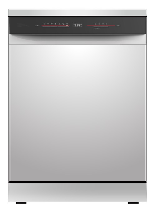 MIKA Dish Washer, 14 Place Setting, 7 Wash Programs, Silver (MDWFS1402P7S)