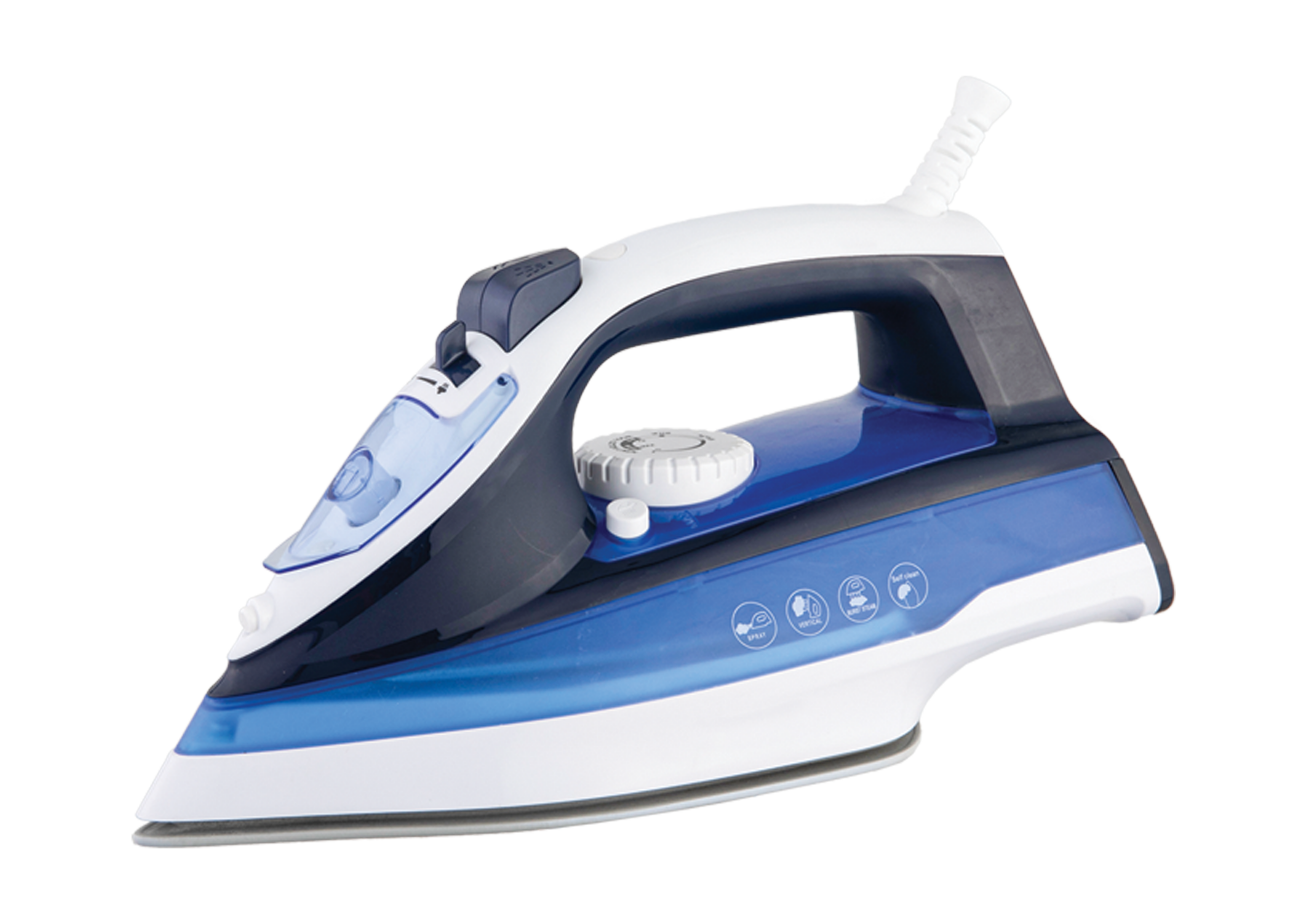Sayona SI-2256 1200W Steam Iron with 285ml Tank, Self-Clean and Swivel Cord
